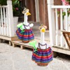 SilTriangle Mexican Goose Outfit 23 '' Lawn Porch Goose Statue