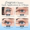 BEYELIAN Lash Clusters Soft Cluster Eyelash Extensions Ultra-Thin Flat Wispy