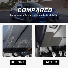 KUNGKIC for Toyota GR86 Subaru BRZ 2021 2022 2023 2024 2025 Driver Seat Anti Pink Pad Sticker 9002 Color Italian Suede Protector Interior Cover Accessories