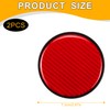 Bojueshaw 2pcs Carbon Fiber Car Cup Pad,Shiny Diamond Anti-Slip Beverage