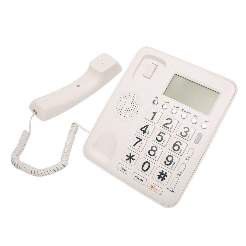 Desk Phone Caller ID Vertical Fixed Hands Free Calling Corded