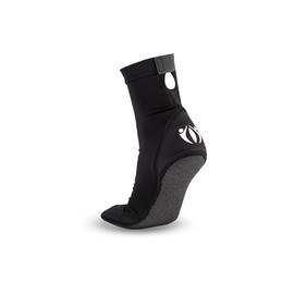 SportVerbindet Beach Volleyball & Sand Football Socks with Kevlar Soles, Durable and Comfortable, black