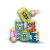 SES Creative 02311 - Can toss, colourful cans with wooden