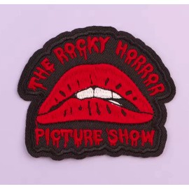 Unbranded (2) ROCKY HORROR PICTURE SHOW - 1975 MUSICAL MOVIE - Embroidered Iron-On Patches