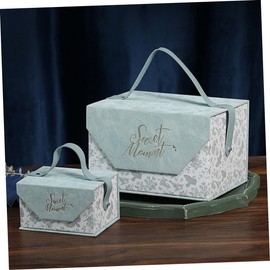 FOMIYES 2 Pcs Elegant Wedding Holder Wedding Container for Women Present Boxes Jewelry Package Box for Bridesmaid