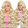 Koiaskral 613 13x6 Lace Front Wig Human Hair Blonde Wig