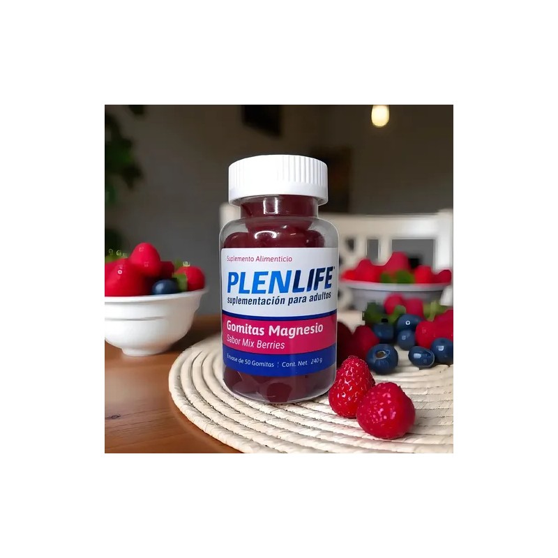 Plenlife Gomitas Magnesio Pzs Sabor Mix Berries