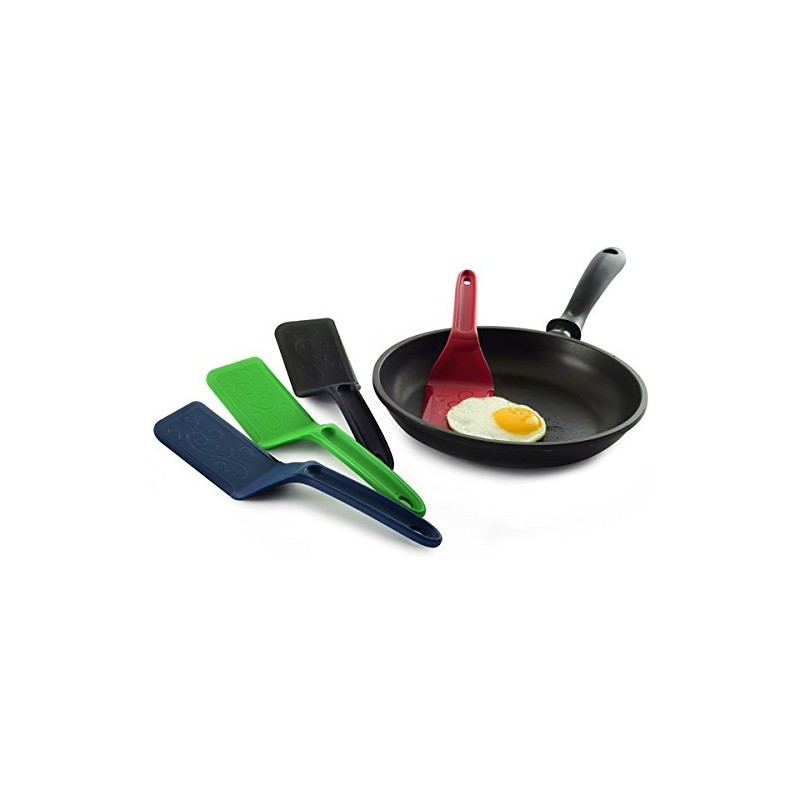 Norpro Heat-Resistant Rigid Nylon Spatula - Pot & Pan Scraper