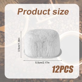 12pcs Water Filter Replacement for Keurig, Activated Carbon Charcoal Coffee Maker Filters Replacement Compatible with Keurig Machines Cartridges Accessories