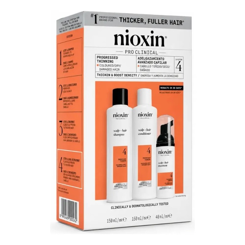 Nioxin Kit Anticaída Sistema #4 150ml Para Cabello Teñido