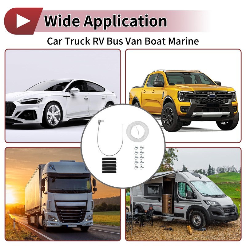 HEROFFIX Heater Fuel Tank Standpipe Kit Heating Fuel Hose Clip