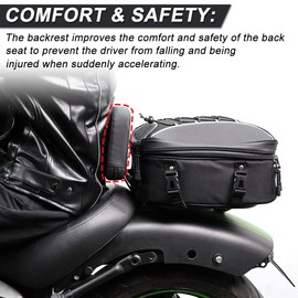 Xitomer Motorcycle Side Rack & Rear Rack with Driver Backrest Fit for VN650 Vulcan S 650 Vulcan 650 2015-2025