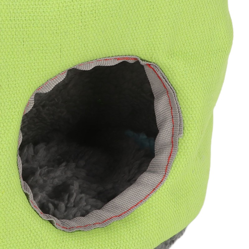 Warm Bird Hammock Round Foldable Soft Plush Winter Bird Swing