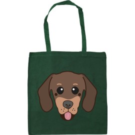 Hippowarehouse Dachshund - dog Tote Shopping Gym Beach Bag 42cm x38cm, 10 litres