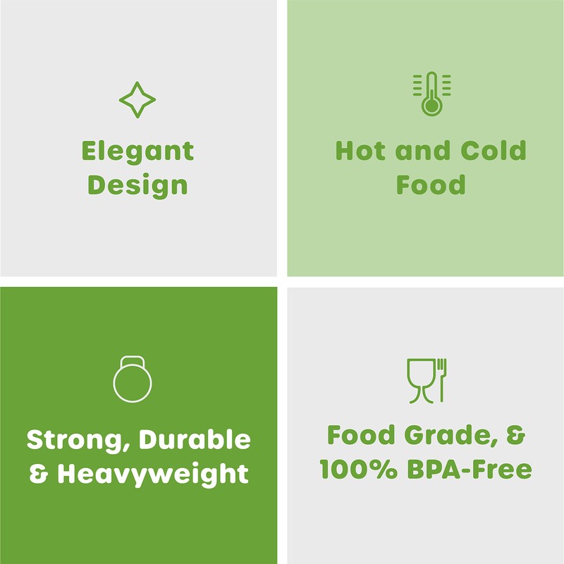 Comfy Package, [50 Count] Premium Heavyweight Disposable Clear Plastic Forks