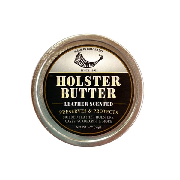 Hunter Company Holster Butter Leather Conditioner, 2 oz. Tin - Ideal for Boots, Belts, Holsters, & Saddles - Leather Care for Deep Conditioning & Waterproofing, Saddle Soap for Leather