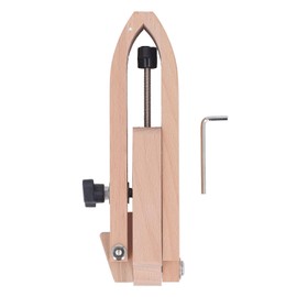 Hand Leather Sewing Pony Sewing Horse Clamp Wood Rotating Desktop Hand Sewing Leather Clamp for DIY Leather Craft Craft with Hex Key