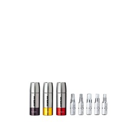 Topeak Nano Torqbox DX made of steel and fibreglass in the colours purple/yellow/red, dimensions: 5.1 cm x 2.7 cm x 8.2 cm, 15420086