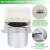 3 Inch Dryer Vent Cover Outside,Wall Vent Cover,Outdoor Dryer Exhaust