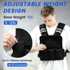 KUKZO Adjustable Weighted Vest Woman Men, 6-12lb Weight Vest with