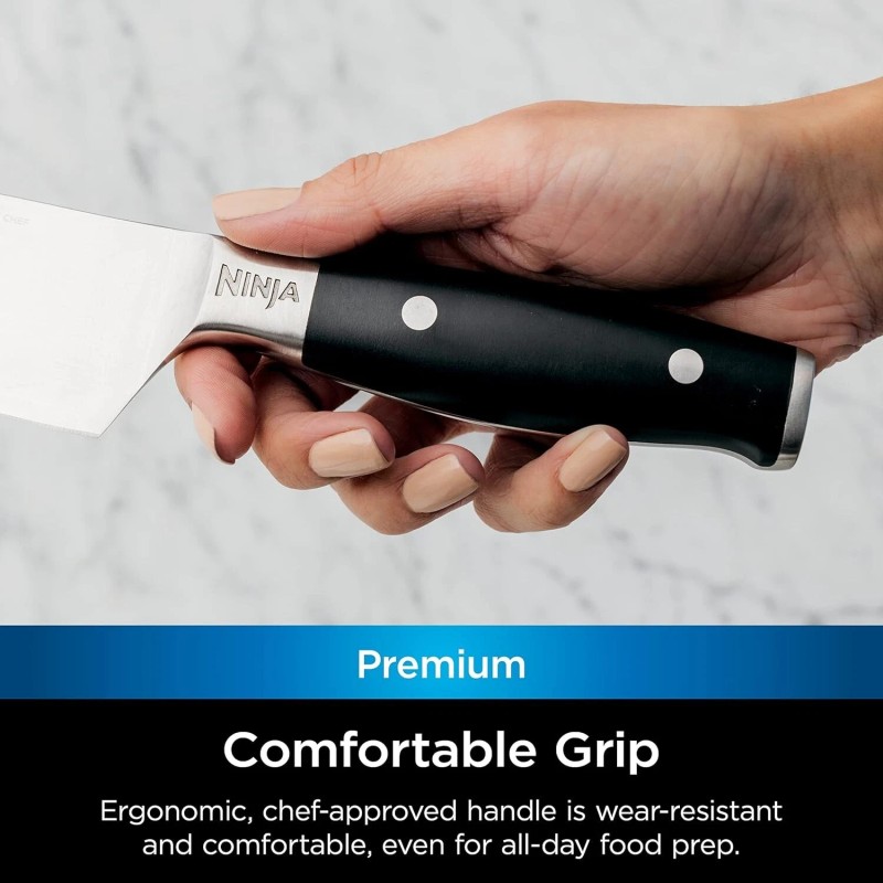 Ninja K12003 Foodi™ Essential 3-Piece Paring Kitchen Knife Set Stainless