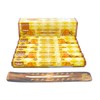 Palo Santo und Sandelholz Räucherstäbchen Set, 120 Stück mit Weihrauchhalter,