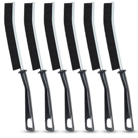 6PCS Crevice Cleaning Brush, Hard Bristle Crevice Cleaning Tool Grout Brush Cleaning Brushes for Household Use Small Scrub Brush for Kitchen Toilet Tight Spaces