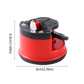 2pcs Sharpening Stone, Mini Kitchen Sharpening Tool, knife sharpeners for kitchen knives, Kitchen Knife Sharpener with Suction Base, Sharpeners Suitable for Most Knife Types