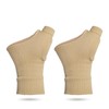 INF 1 Pair Compression Gloves for Thumb and Wrist Fingerless