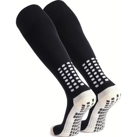 Aqinmony T9 Men's Soccer Stockings, Soccer Socks, Non-Skid Particle Soles, Medium Thick, Athlete Supervision, Futsal, Football, Training, Outdoors, Football, Climbing, Bicycle, Running, Socks, Unisex,