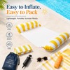 Inflatable Water Hammock Float for Adults – Foldable PVC Lounge