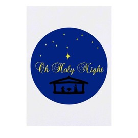 'Oh Holy Night' Temporary Tattoo - Water Resistant, Skin-Safe, Non-Toxic Transfer (TO00080487)