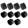 sourcing map 10pcs Rubber End Caps 52mm ID Vinyl Vinyl