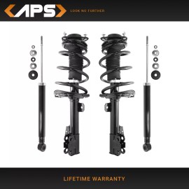 Unity Automotive Front Complete Struts & Rear Shocks for 2011-2020 Toyota Sienna AWD