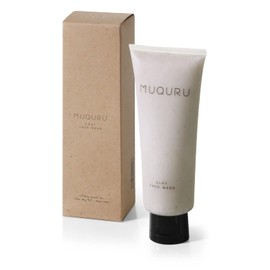 MUKURU Clay Face Wash, 4.3 oz (110 g), Facial Cleansing Foam, Amino Acids, Yeast, Honeys, Luir