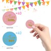 80 Pieces Gender Reveal Stickers, Reveal Boy or Girl Gender