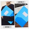 Operitacx Pack of 3 Paper Folders File Storage Boxes Desk