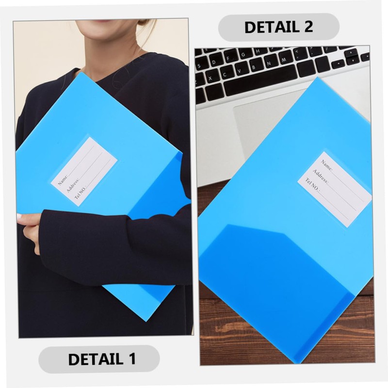 Operitacx Pack of 3 Paper Folders File Storage Boxes Desk
