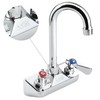 AA Faucet 4" Wall Mount Commercial Hand Sink Faucet with