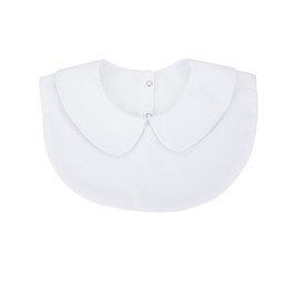 Blulu White Detachable Collar Dickey Fake Collar for Women Shirt Blouse Detachable Dickey Faux False Lapel