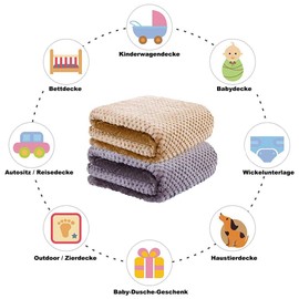 AcserGery Fluffy Dog Blanket - 100 x 120 cm - Super Soft and Warm Blanket for Pets - Dog / Cat Blanket