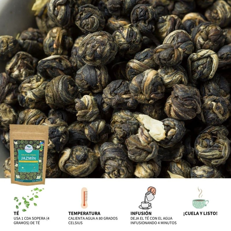 Té de Perlas de Jazmin con Calidad Premium, Té para