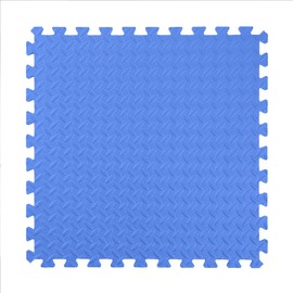 IncStores 5/8 Inch Thick Diamond Soft Foam Flooring Tiles | High-Density Interlocking Foam Tiles for Rugged Style in Your Home Gym, Playroom, and More | Blue, 4 Tiles