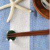 Forkart Cute Handmade Glassware Turtle Chopsticks Rest