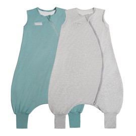 Aomloge PuppyCozy: Toddler Sleep Sack 15-36 Months 2 Pack, 1.0 Tog Sleep Sack with Legs, Baby Wearable Blanket