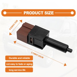 Brake Light Switch, Cruise Control Cutout Switch, Stop Lamp Stoplight Switch Assembly Compatible with Nissan Altima 350Z Sentra Rogue, for Infiniti G35 M45 QX56, 25300-3RA0A 25300-4M400 25300-AT300