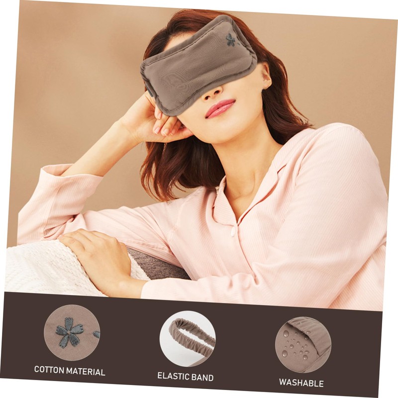 ORFOFE Weighted Sleep Eye Mask Heated Cool Dual Use Blindfold
