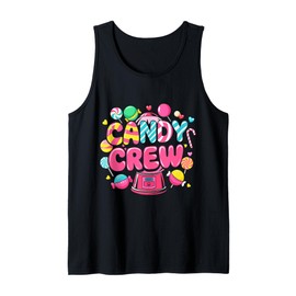 Candy Land Candy Crew Decorations Sweetie Candy Squad Party Tank Top