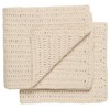 Now Designs Homespun Dishcloths, Natural, Set of 2