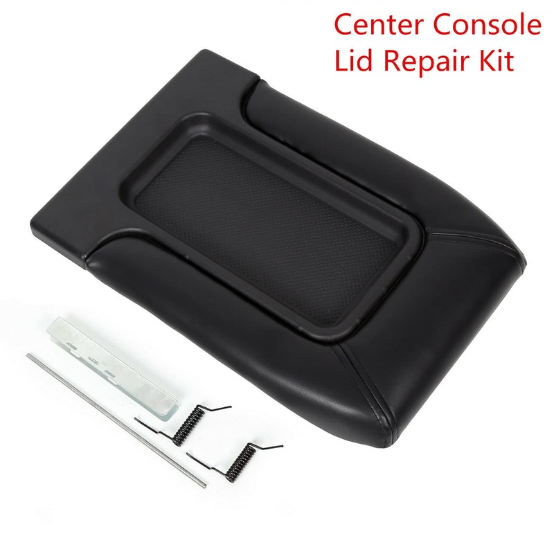 Threemom Center Console Lid Kit Arm Rest for Chevy Silverado